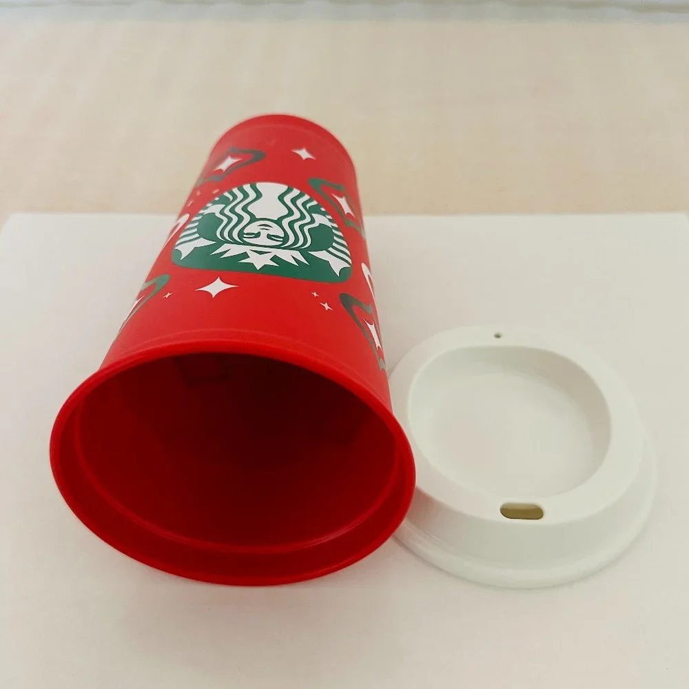 💝New💝 Starbucks 2023 Holiday Limited Edition Reusable Cups with Lids